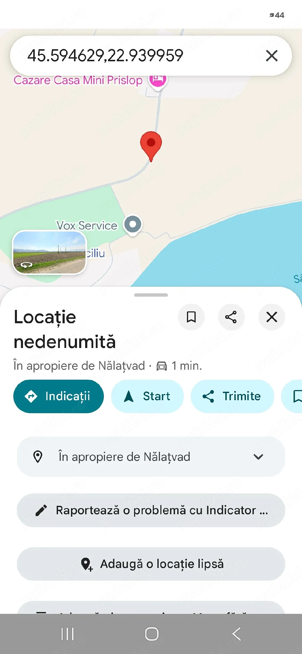teren de vanzare extravilan 4200mp 