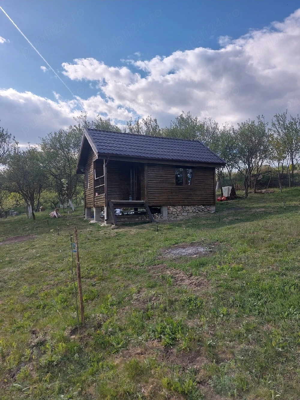 Casa din lemn + 29 de arii teren intravilan