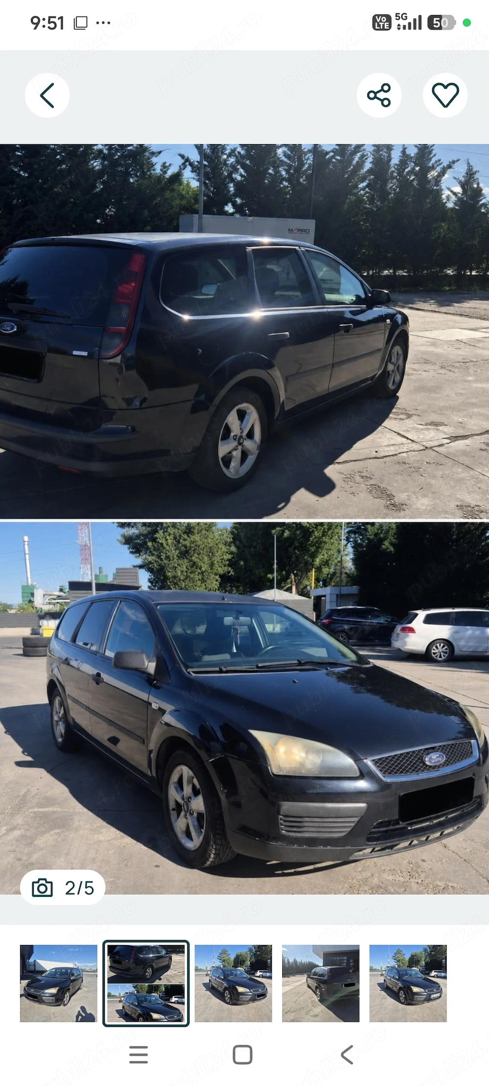 Ford focus 1.6 benzina 2005 break 