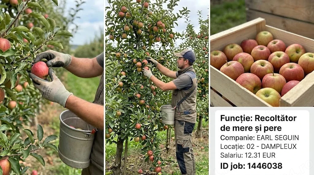 Locuri de munca la cules de mere 