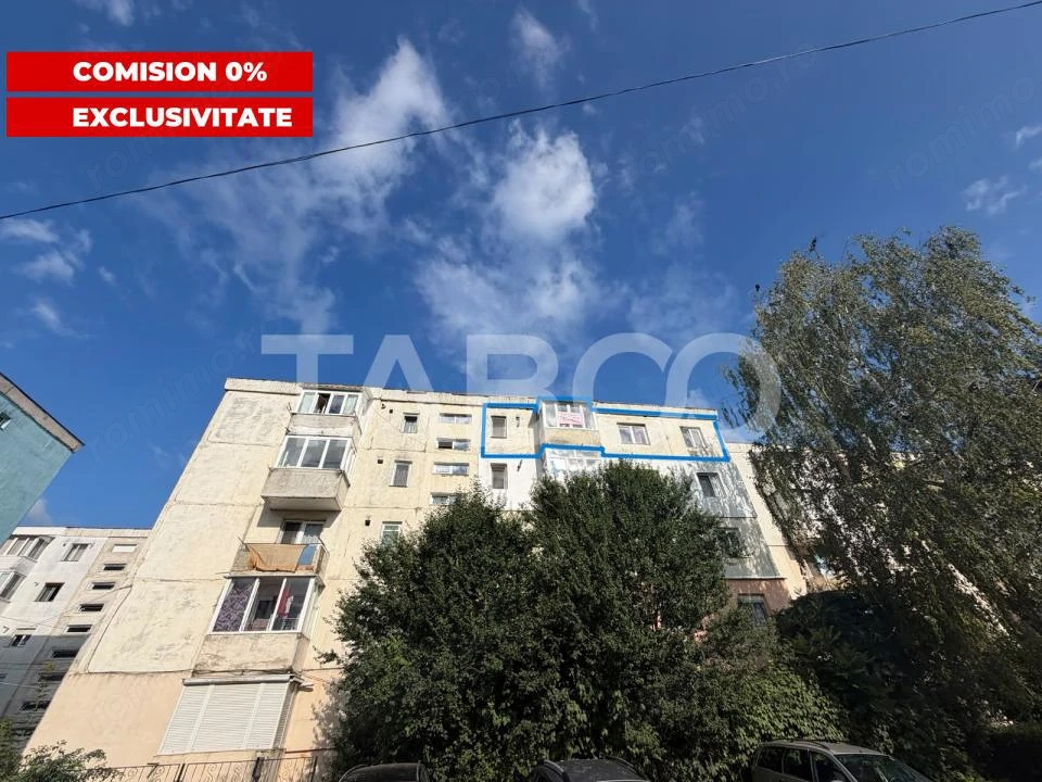 Comision 0% Apartament semidecomandat 3 camere 56mp Tudor Vladimirescu