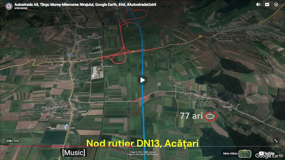 teren extravilan 79 ari Acatari sat Gruisor