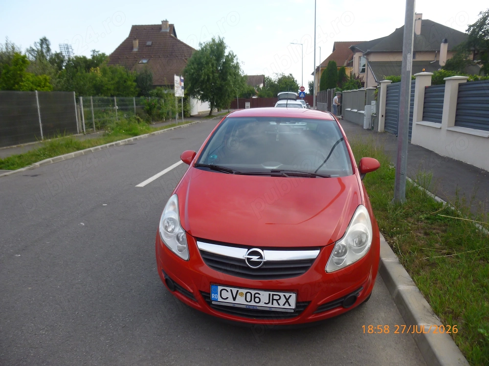 Opel corsa D 1,2 benzina, 3 usi, 72,000Km