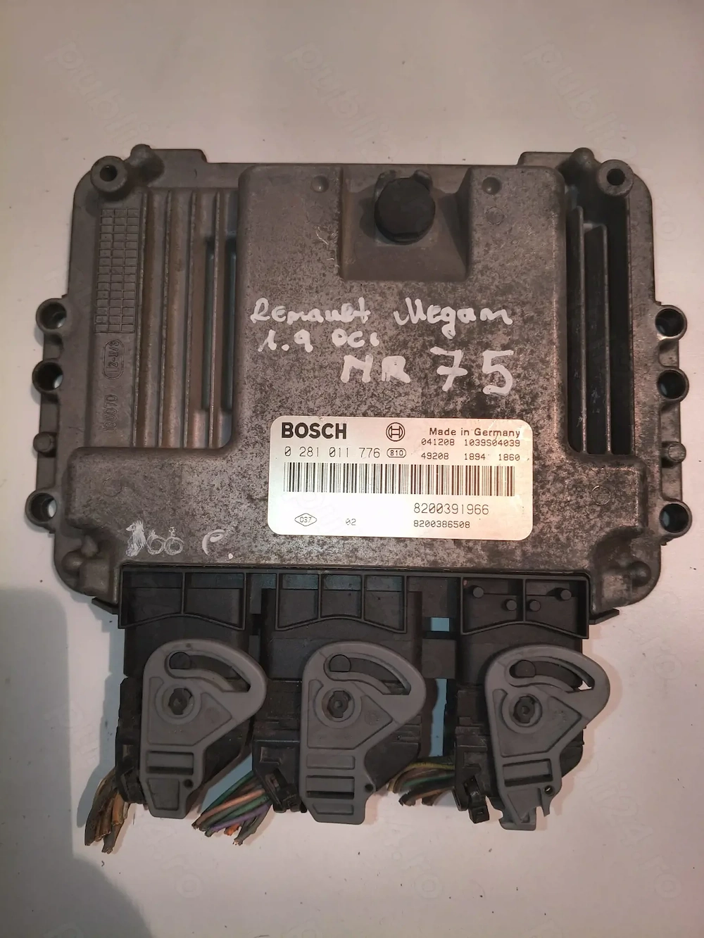 ECU Calculator Motor 8200391966 Bosch 0281011776 Renault Megane 2 Scenic 2 1.9 dCi