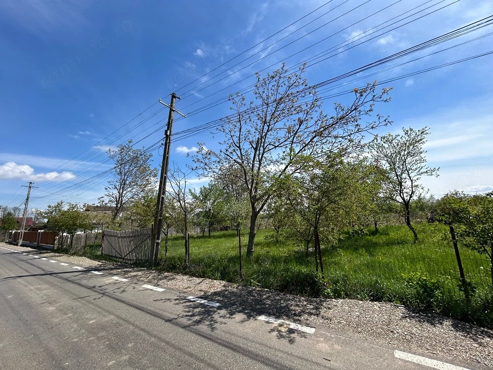 Teren intravilan 7100 mp, langa Tg Neamt, acces asfaltat, cu utilități
