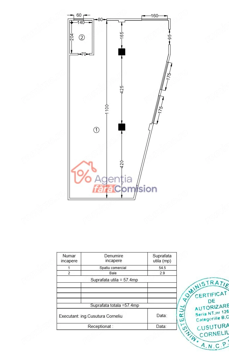 Spatiu Comercial, 50mp, Sf Lazar