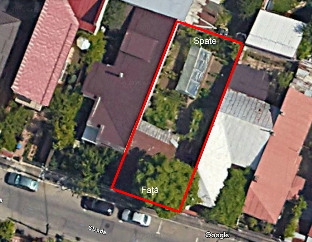 Teren 250 mp, deschidere 10m, Antiaeriana, casa demolabila