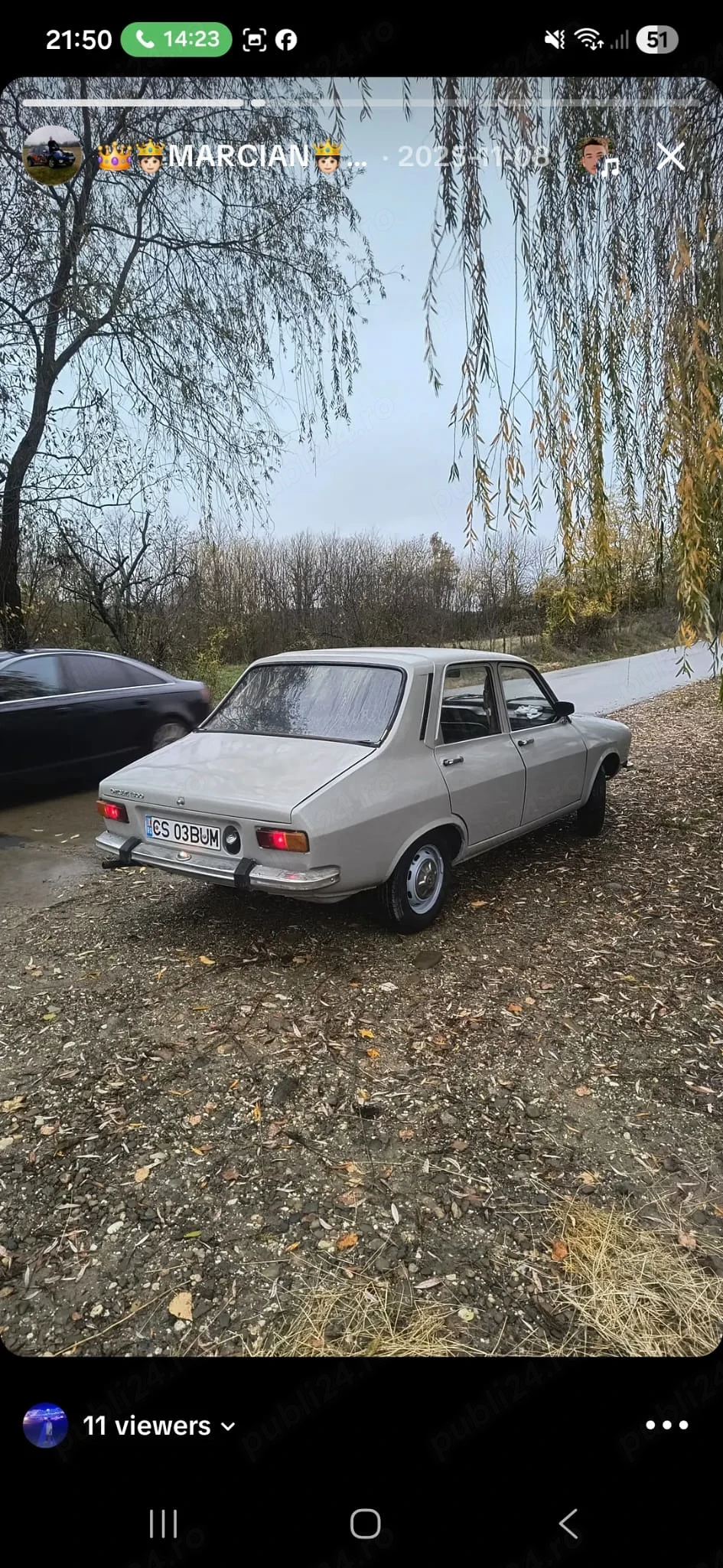 Vând sau schimb Dacia 1300 la 3127 km 1977 ITP valabil  