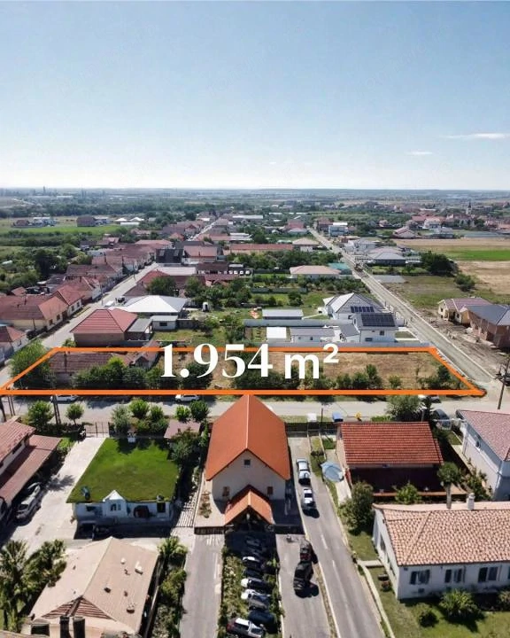 Teren 1.954 mp cu 3 fronturi stradale | Giarmata Vii