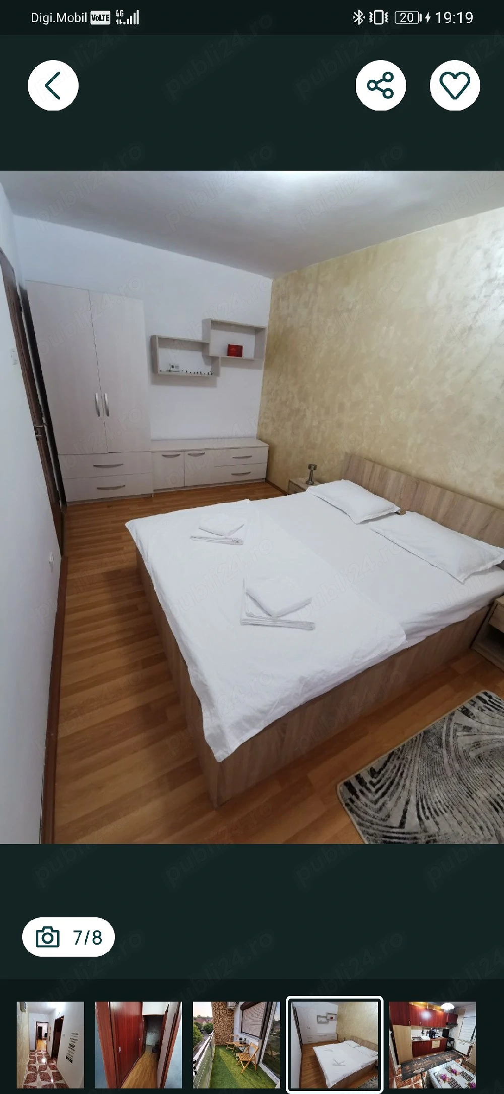 regim hotelier apartament cu 2 camere 