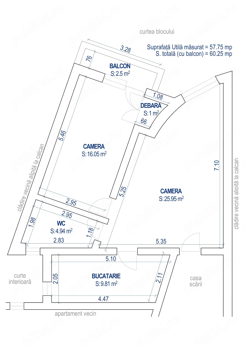 Chirie in centru bloc nou apartament nou - zona Judecatorie-Satu Mare