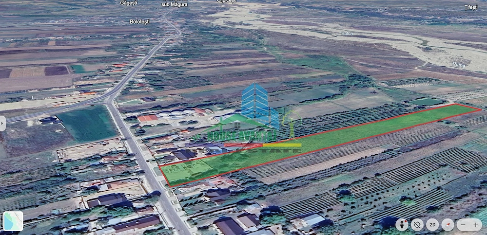 Proprietate industrială  de vânzare  11.574 mp teren, acces TIR-A7