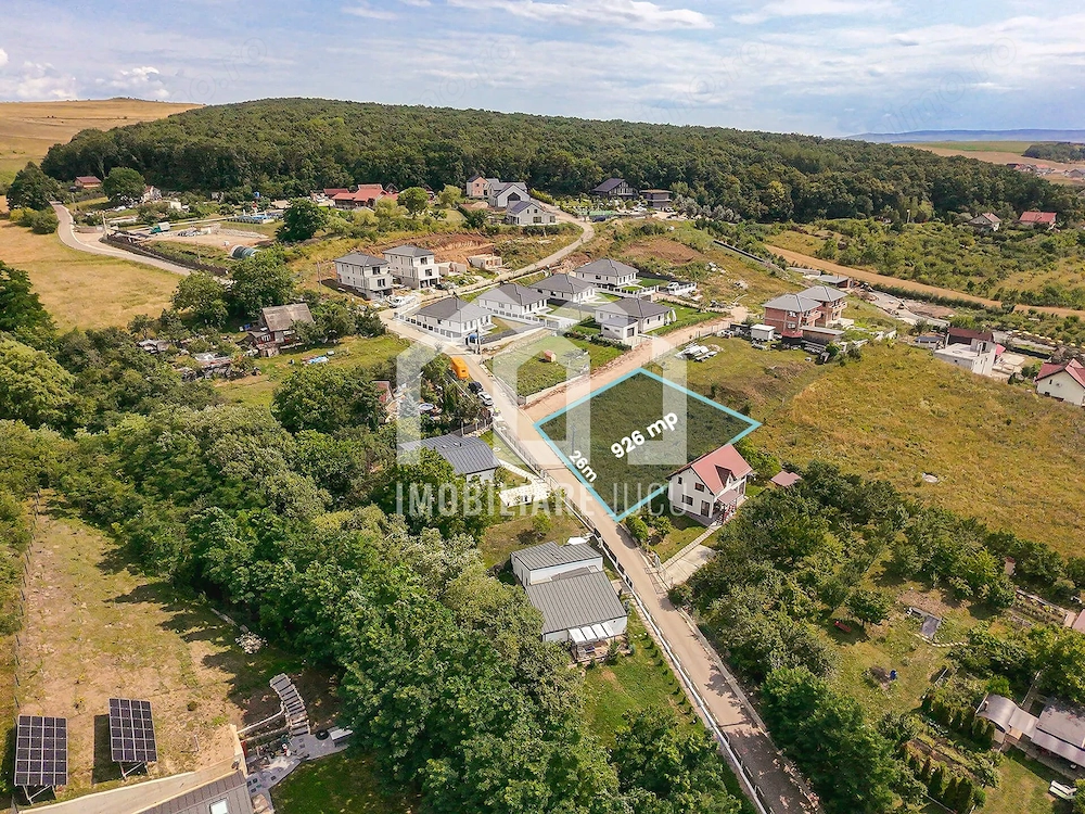 Teren Premium 926 mp în Jucu de Sus | Zonă Exclusivistă lângă Pădure