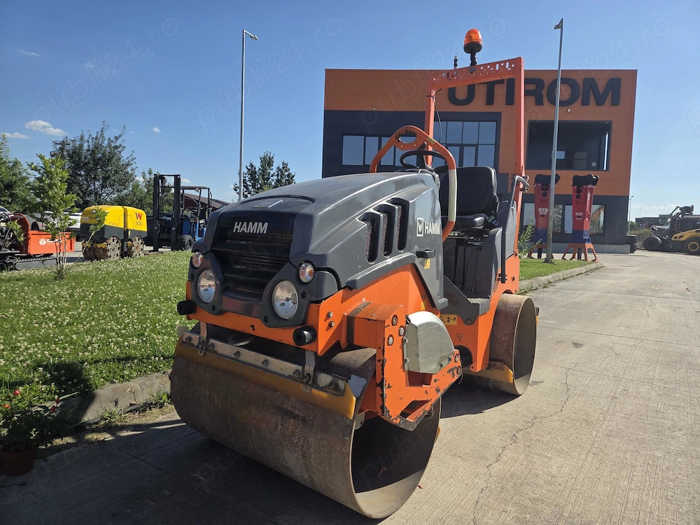 Hamm HD10C, latime tambur 1m, 2019, 667h, motor Kubota 19.900 eur+Tva
