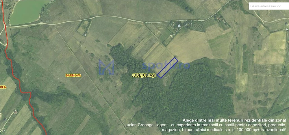 Teren langa padure pentru casa, Cercu, Barnova, de la 500mp la 4000mp