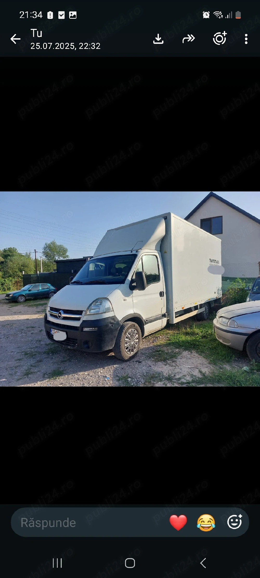Vand Opel Movano an 2007, motor 2.2 dci