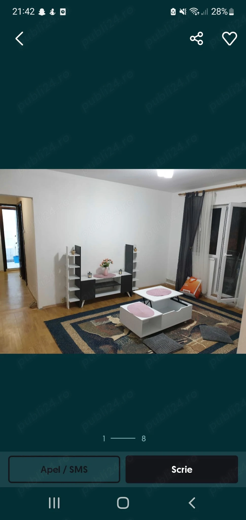 Inchiriez apartament 4 canere(3 dormitoare) in Manastur  , zona linistita 