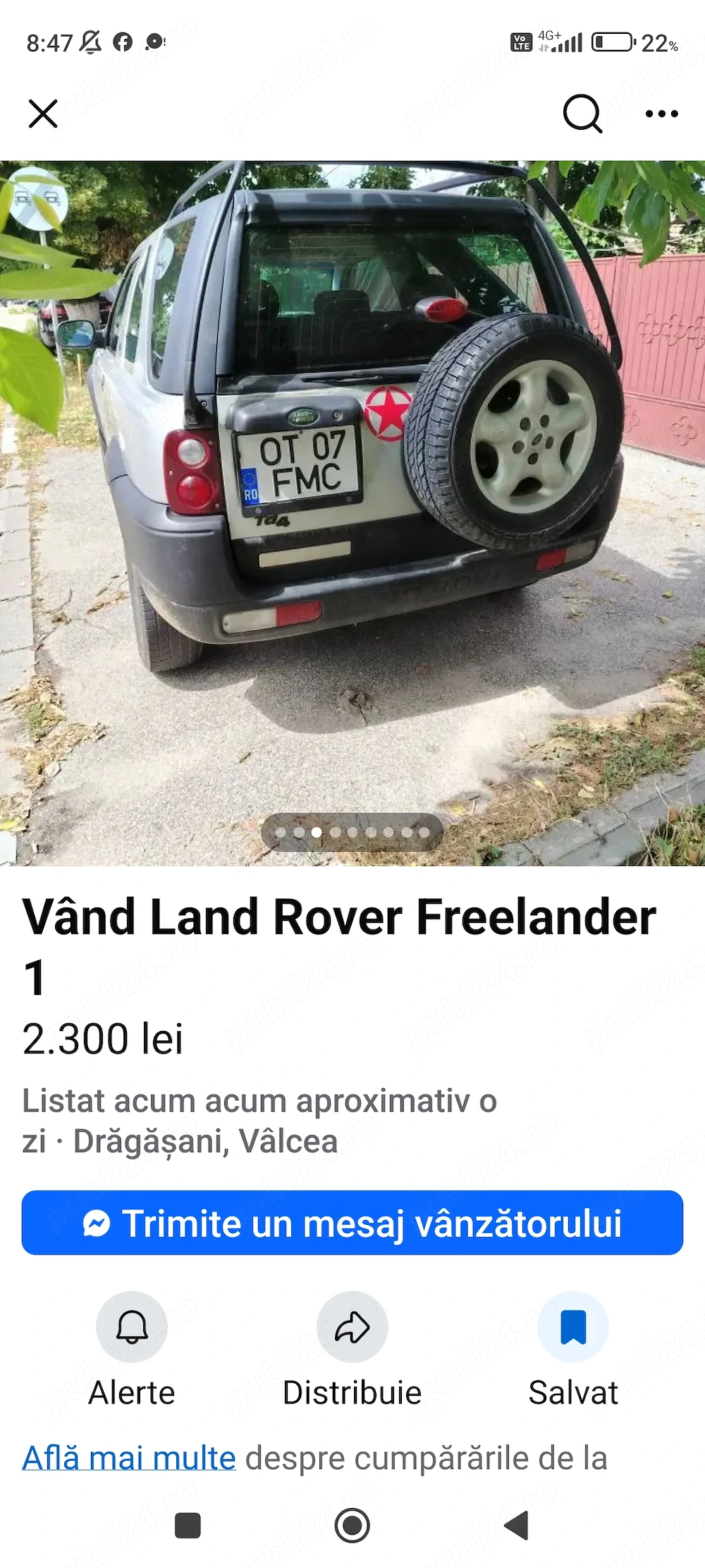 Vând land ROVER freelender1