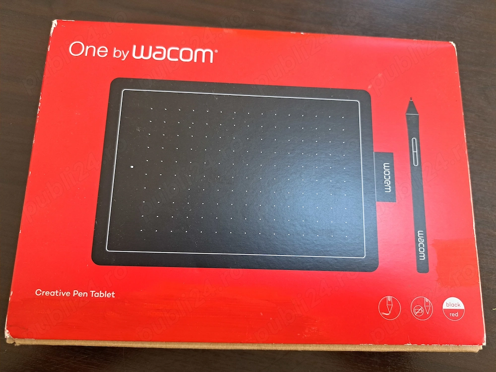  Tableta grafica One by Wacom Creative Pen Tablet (Black Red)   Stare excelenta