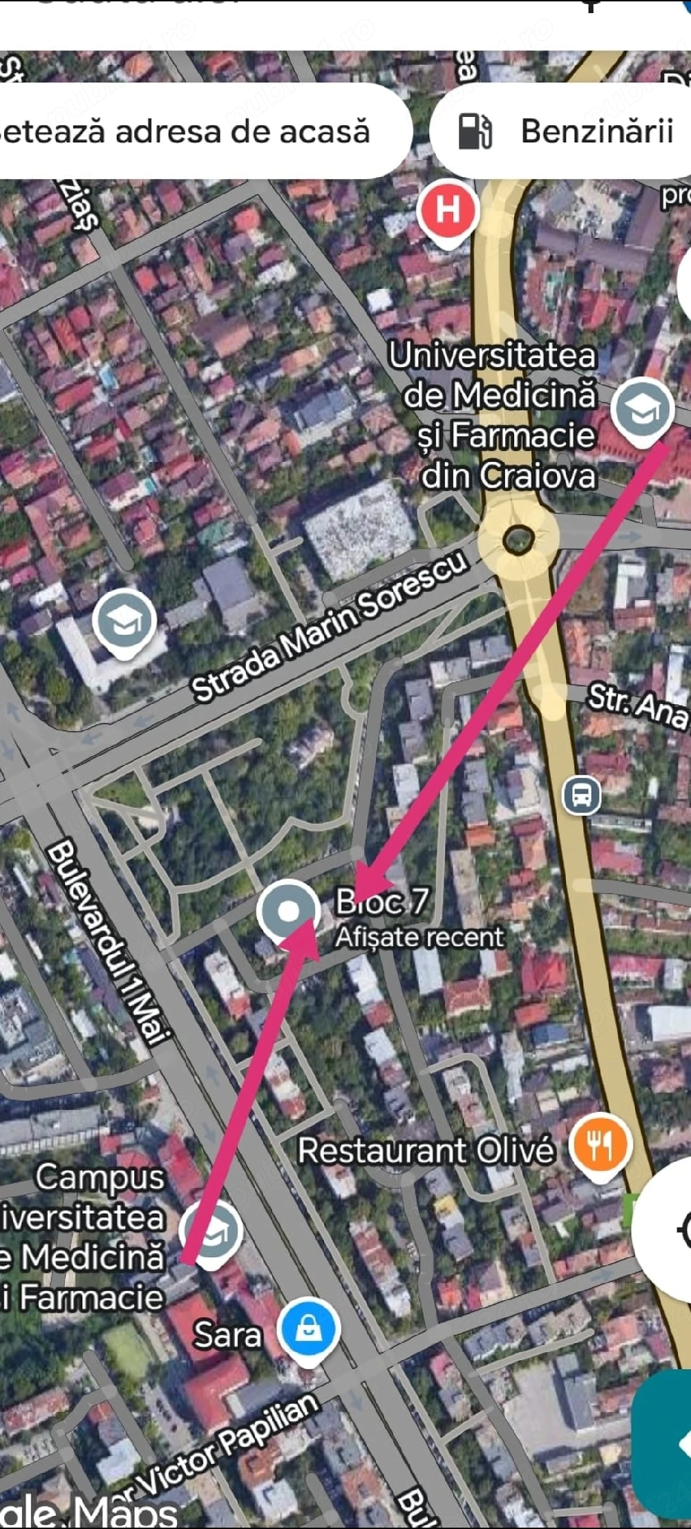 De inchiriat ap 2camere zona Liceul de Artă, pretabil pt studenți Medicină si cadre medicale