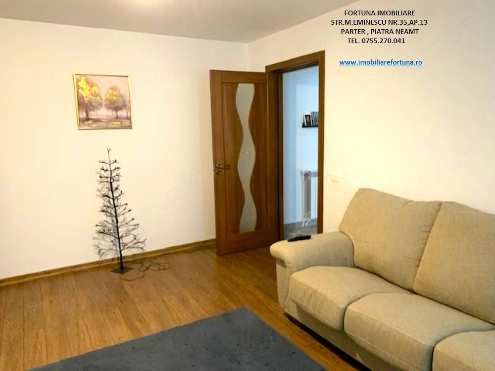 Apartament 2 camere, etaj 2, renovat integral, mobilat si utilat, zona Centrala- ITM, Piatra Neamt