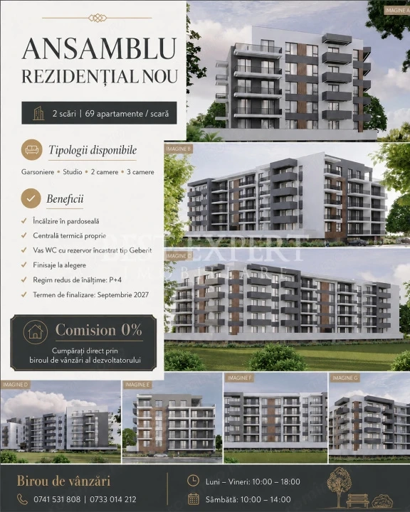 Garsoniera Moderna| Direct Dezvoltator | Comision 0%| Theodor Pallady