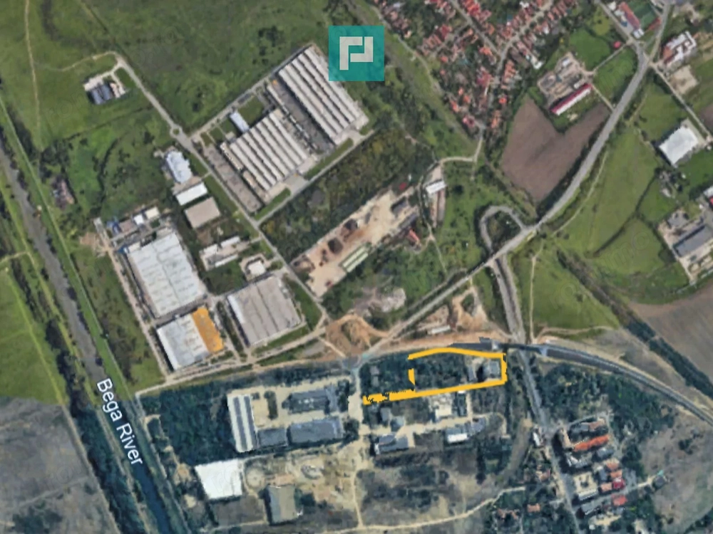 Teren industrial 17.934 mp cu 3 clădiri