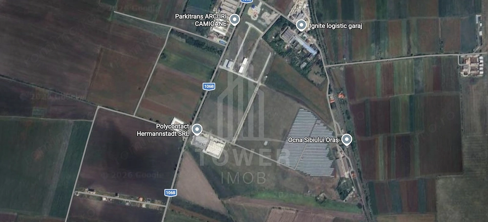 Teren industrial de vânzare – 19.944 m² - Ocna Sibiului
