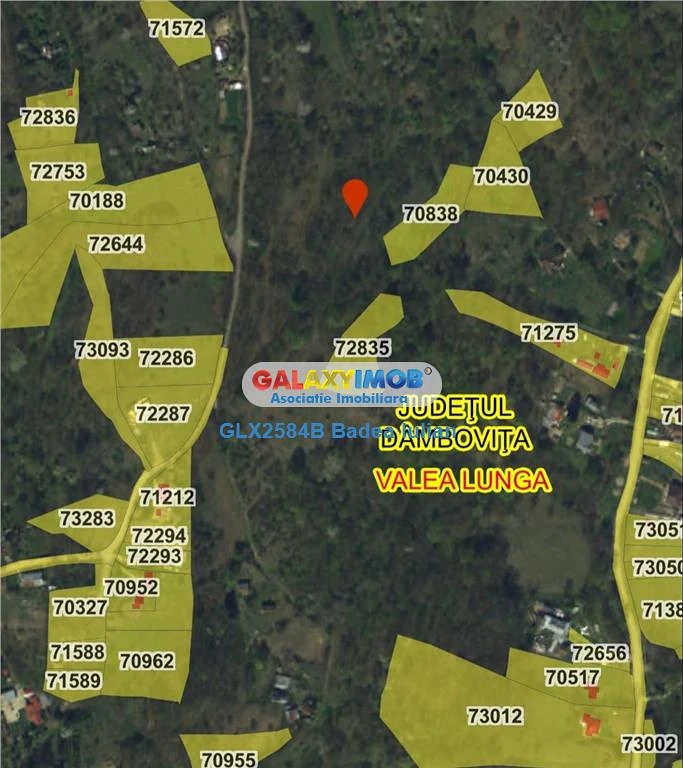 Teren intravilan 8700 m2 Valea Lunga jud Dambovita