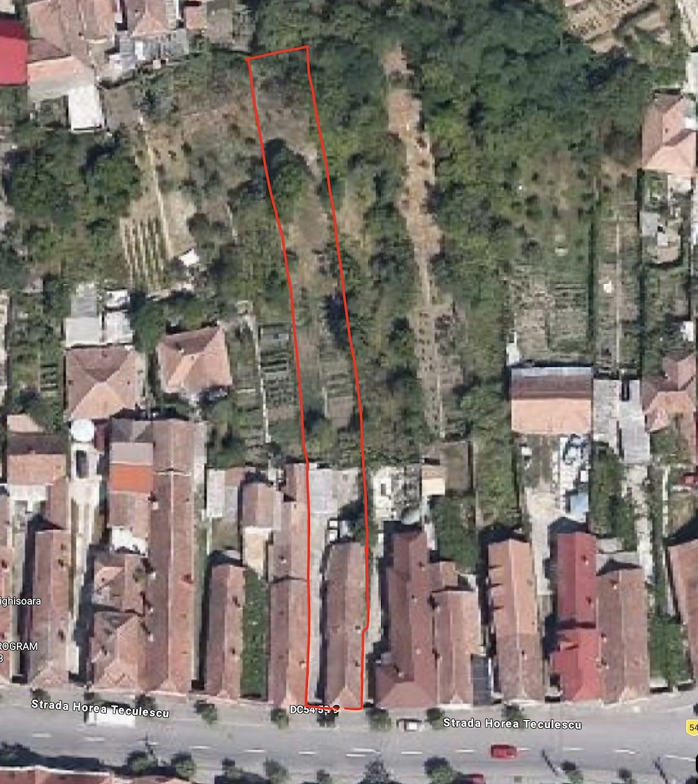 Teren 983 mp+casă, Horea Teculescu, Sighișoara-aproape de centru