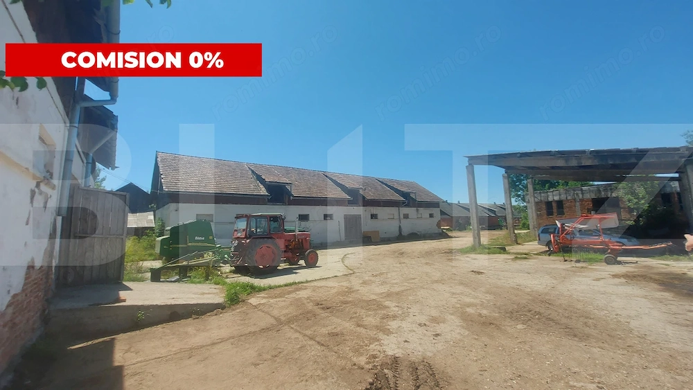 Platforma industrială 13 parcele cu hale, total 2.5 ha, post trafo 