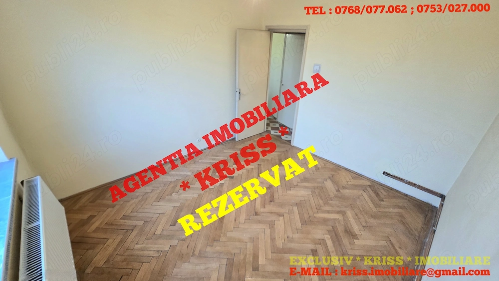 SUPER OFERTĂ ! Apartament 3 Camere CRAIOVEI Cf. 1 Parcul Tineretului Etaj 3 Liber Lângă Școala Nr.11