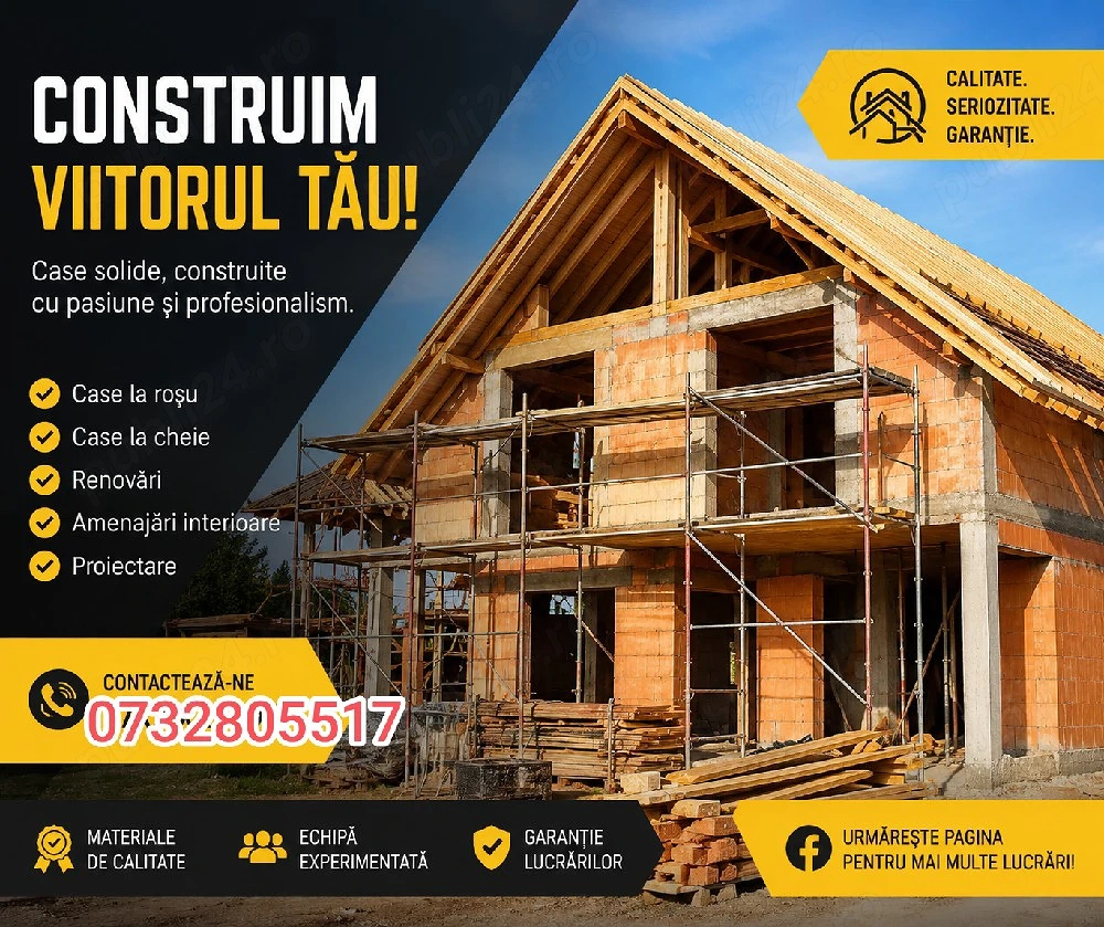 firma de constructii la preturi foarte avantajoase