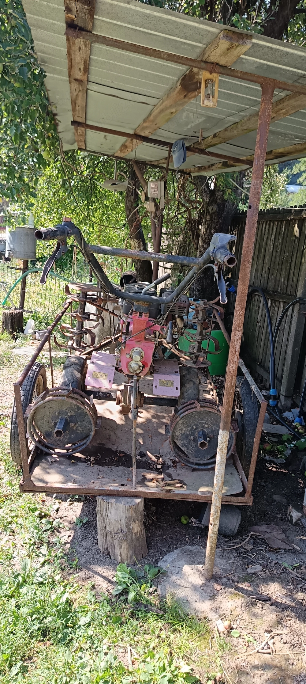 Vând motocultor Loncin LC90 functionabil cu remorcă 