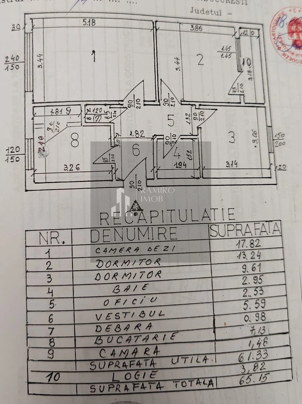 Apartament cu 3 camere, Auchan Titan/ 1 Dec 1918, DE RENOVAT