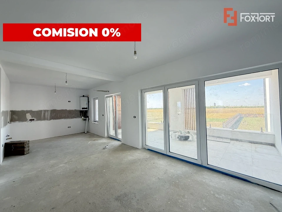 COMISION 0% Apartament cu 3 camere si terasa de 25 mp, etaj 1 - Torontalului