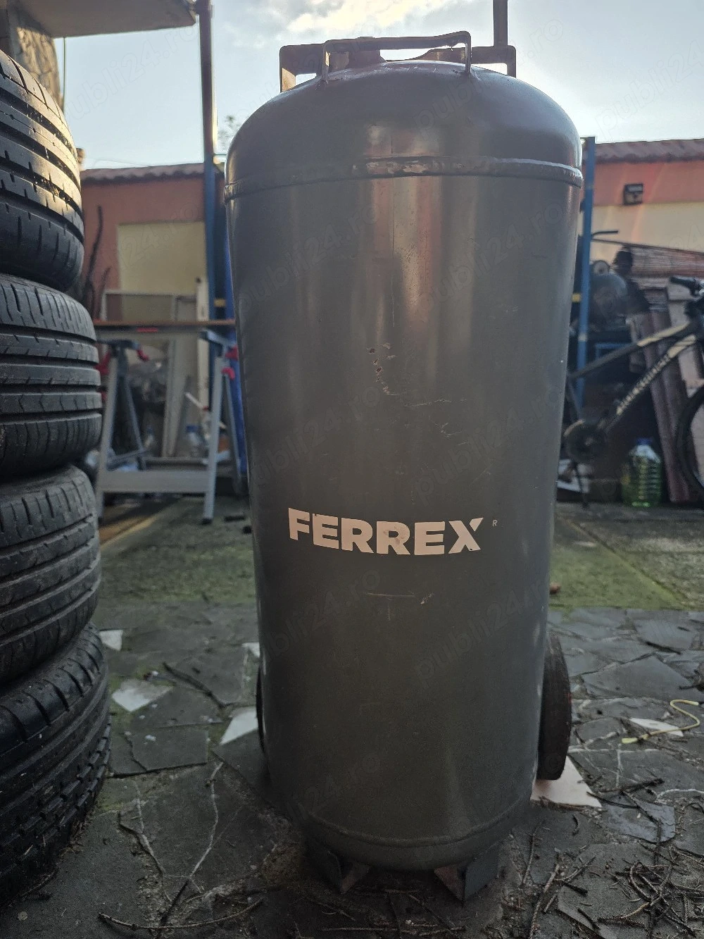 butelie de compresor aer 50 ltr marca Ferrex