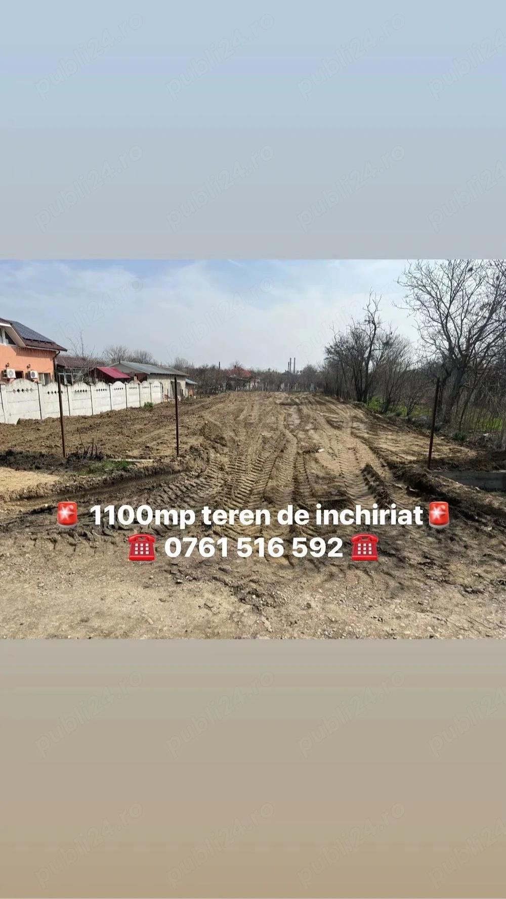 teren de inchiriat