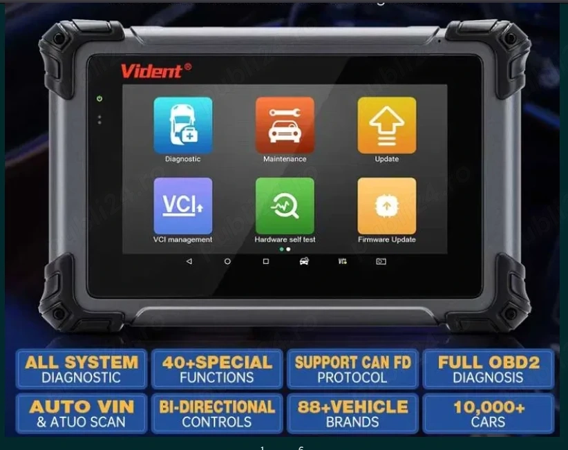 Diagnoza auto avansata masini hibride, electrice Vident Ismart800 Pro