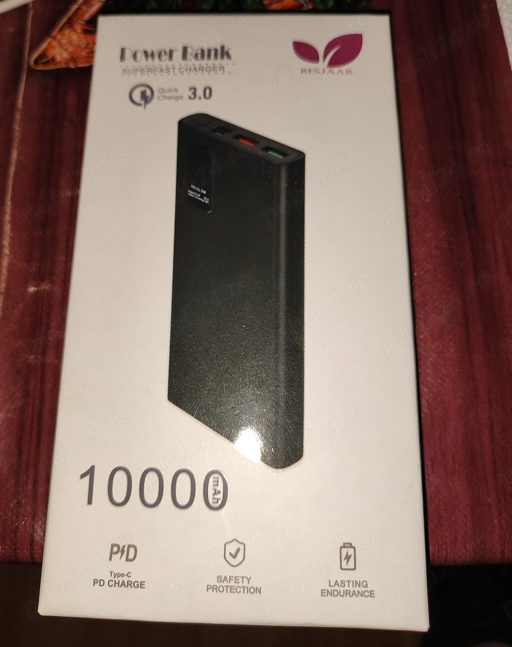 Vând baterie externa power bank nou nouță încărcare rapidă 10000 mah 