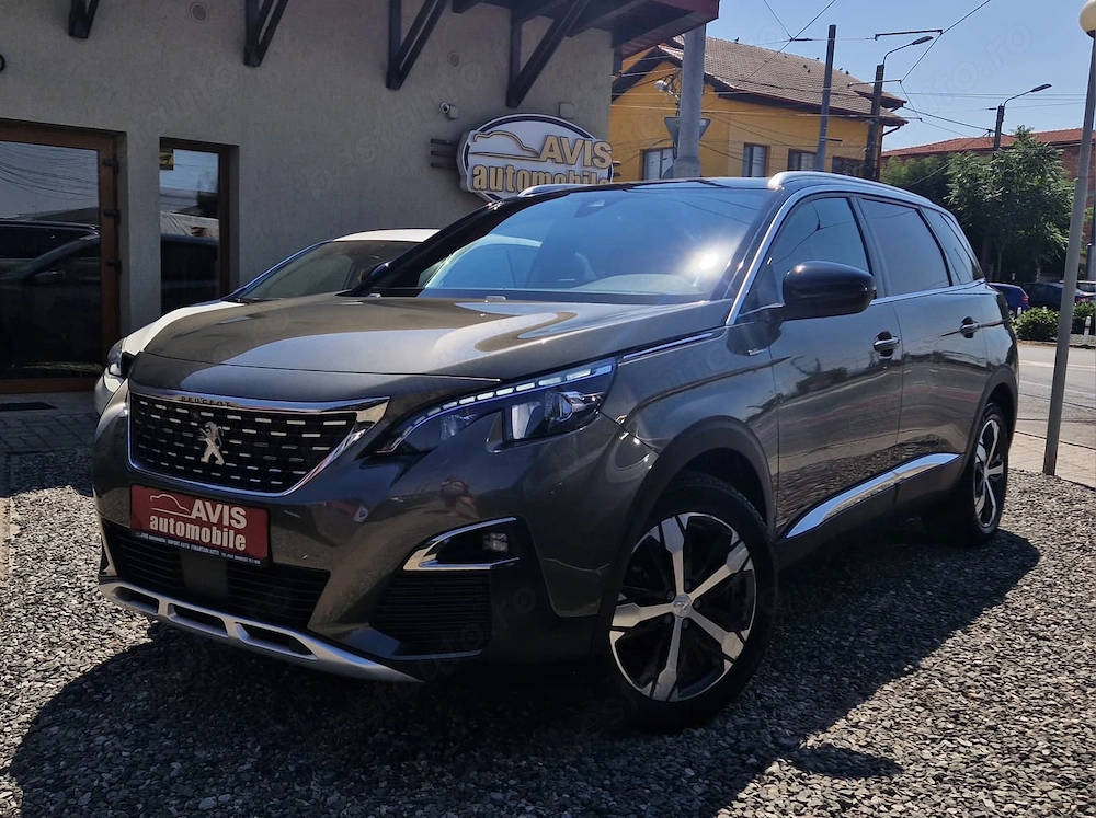 Peugeot 5008 1.6 PureTech 181 CP 2020 GT-line Automat,7 locuri,Led,Panoramic,Navi 3D,Touch,Jante 18.