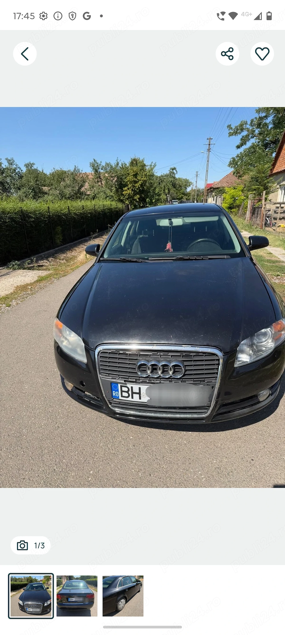 Audi A 4 B7de vanzare 2.0 TDI.disel an 2006 
