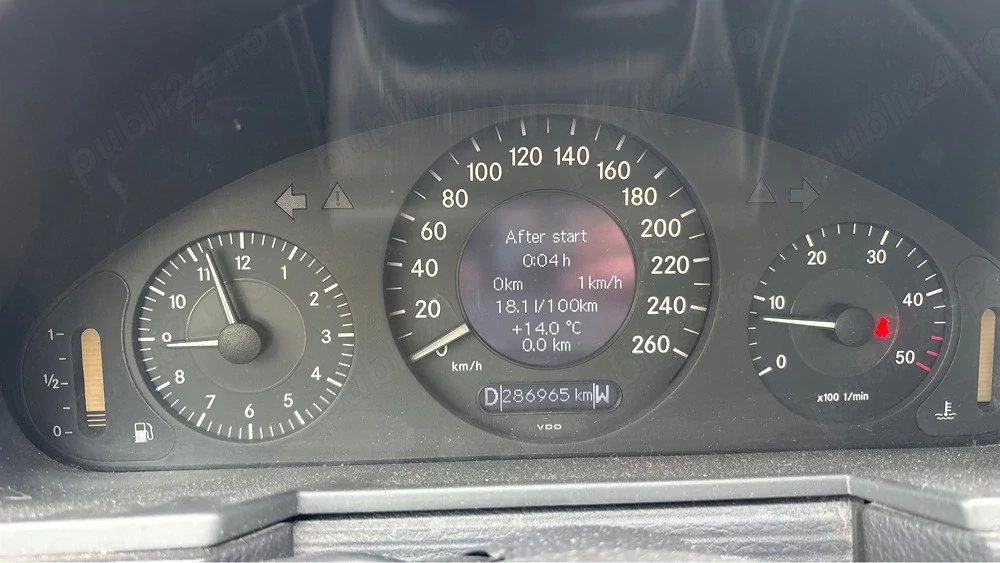 vand mercedes w211