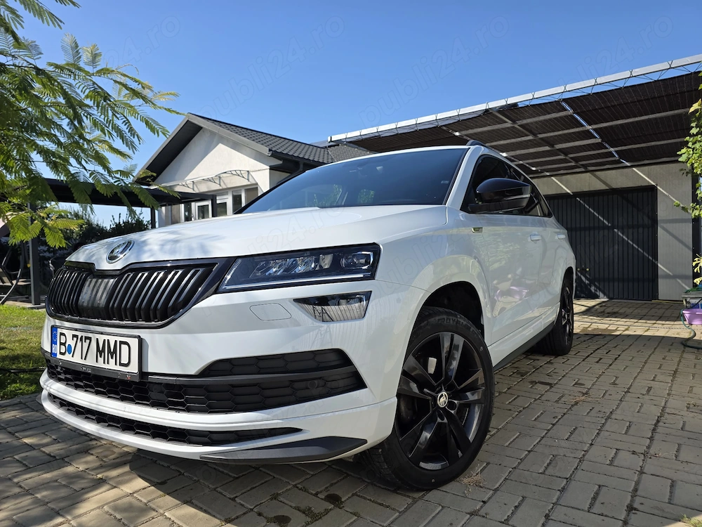  KODA KAROQ SPORTLINE 1.5 TSI 150 CP | DSG + Padele | Trapă Panoramică | CANTON | 2019 Preț: 15.900 