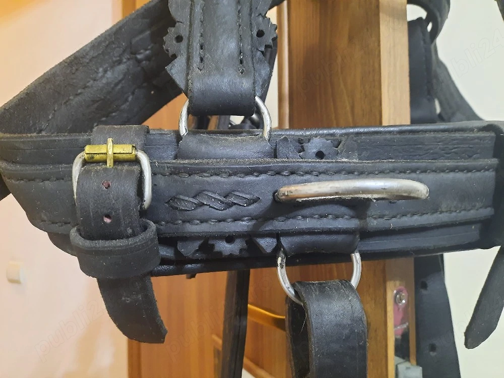 Vând ham nou, cusut manual pe inox 