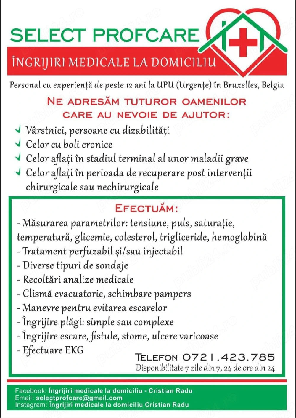 Angajare asistent medical generalist 