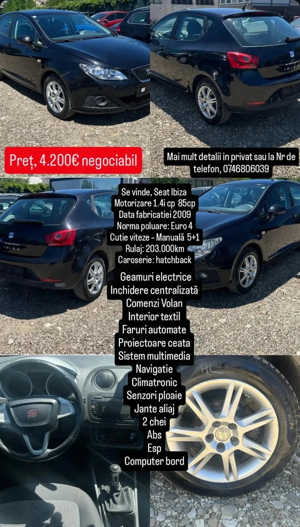 Se vinde Seat Ibiza 4000 euro  negociabil 