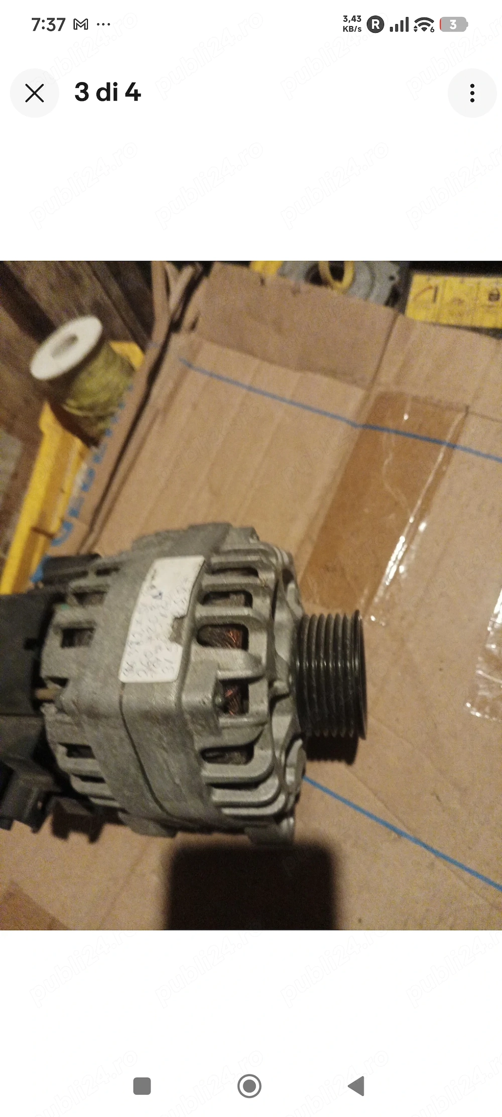 Valeo Alternator Peugeot 206 307 406 607 807 Benzina VALEO 70A 9464040780 9638275180 NOU 