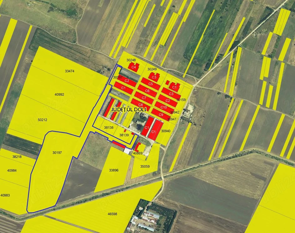 OPORTUNITATE: Platformă Industrială 62.000 mp Băilești (Dolj)   Categoria-Curți Construcții