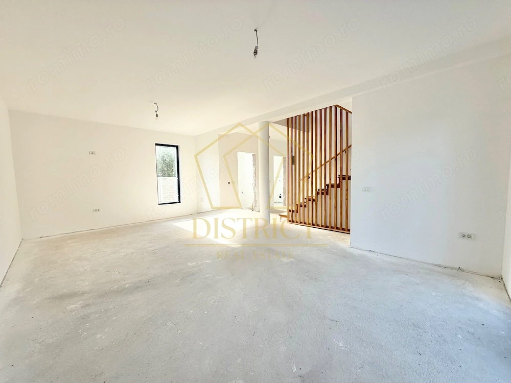 Duplex-uri cu 4 camere, 3 bai si perete coumn dublu in Chisoda, la asfalt.